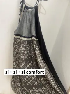 si・si・si comfort スースースー　キャミワンピース　柄　古着のサムネイル