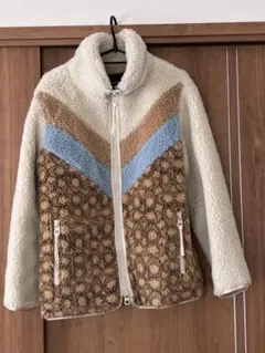 美品　コーチ　ボアジャケ　Mサイズ ガーメント付き