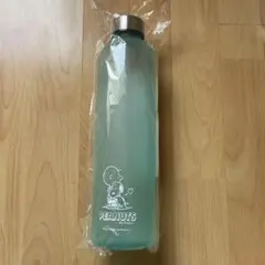 【新品_グリーン】スヌーピー タイムマーカー付ウォーターボトル1000mL