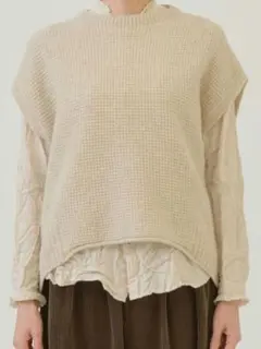 パドカレ✽柄編みベスト