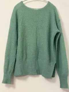 niko and ... 透かし編み長袖ニット