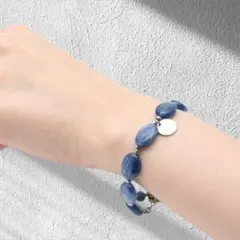 天然石 1点物 カヤナイト　ヘマタイト 選べるエンド MAHALO【M_01】