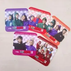 뮤지컬 닌타마 란타로 시노부 뮤 16탄 재연 코스터 5장 세트