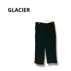 【グラシア】スラックス　パンツ　カジュアル　可愛い　シンプル　ブラック