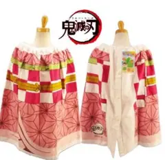 鬼滅の刃 禰豆子　マキマキタオル　 プールタオル　約60cm x 120cm