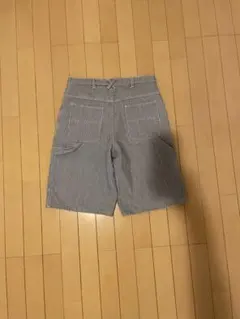 ストライプデニムハーフパンツ
