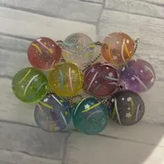 きらきらヨーヨーマスコット ボールチェーンみずヨーヨー宝石マスコット