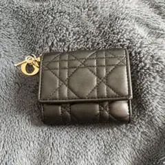 Dior 三つ折財布 ロータスウォレット ブラック 即日発送