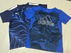 PUMA & adidas Tシャツ 2枚セット