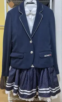 ヒロミチナカノ　フォーマルセット 女の子　ネイビー　165cm 卒業式