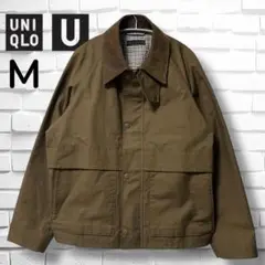 美中古 UNIQLO ユニクロ ユーティリティショートブルゾン ブラウン M