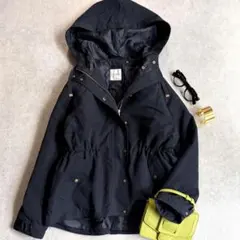 美品 ビームス キルティングライナー付マウンテンパーカー 2wayフードブルゾン