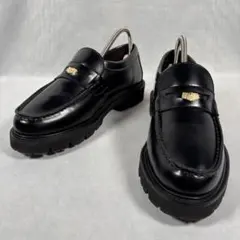 美品★別注 CAMINANDO コインローファー 厚底ローファー ブラック 7のサムネイル