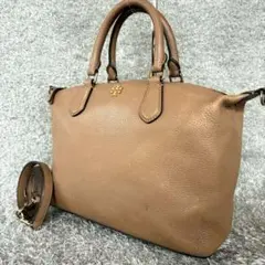 TORY BURCH トリーバーチ 本革 レザー 2wayハンドショルダーバッグ