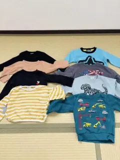 【まとめ売り】長袖カットソー 8点セット 80cm~100cm