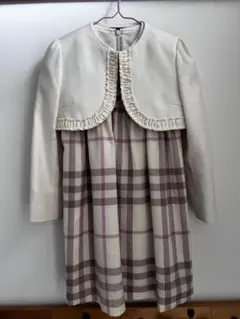 バーバリー　ボレロワンピースセット