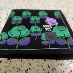 ANNA SUI バラ柄 ハンカチ