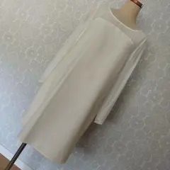 ZARA・ホワイト シフォン チュニック＆ワンピース 、【サイズ・М】