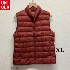UNIQLO『ユニクロ』ウルトラライトダウン ベスト【XL】レッドブラウン
