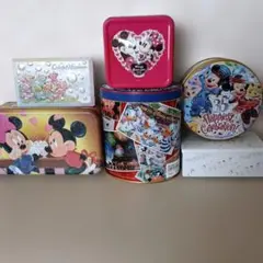 ディズニー 空き缶 5個セット まとめ売り