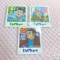 ハイキュー フォトカード＆ステッカーコレクション 澤村大地 菅原孝支 東峰旭