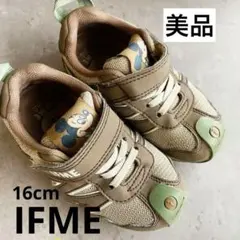 【IFME】【ミッキーマウス】【16cm】キッズスニーカー　イフミー　ディズニー