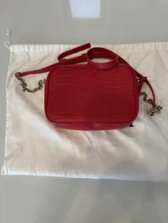 MAX&Co. レッド ショルダーバッグ 保存袋付き - メルカリ