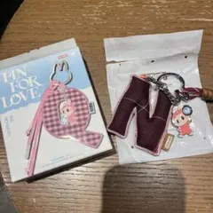 ラブブ　イニシャルキーリング N