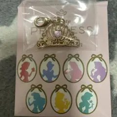 ディズニープリンセス ティアラ型キーホルダー