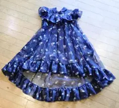 jenny fax organdy fling dress navy