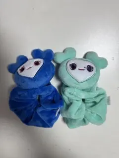 TWICE LOVELYS ぴょこきゅんシュシュ ツブリー、ミブリーセット