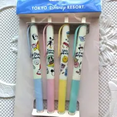 新品　東京ディズニーリゾート　ジェットストリーム　ボールペン　４本セット
