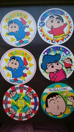 値下げ!　クレヨンしんちゃんシール　丸美屋　6枚