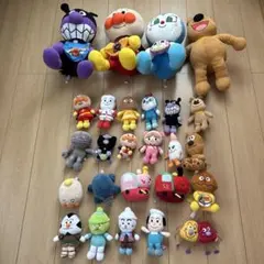 アンパンマンぷりちぃビーンズ＆アミューズメントぬいぐるみ合計26点セット