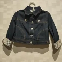 美品✨BURBERRY ダークブルー デニムジャケット