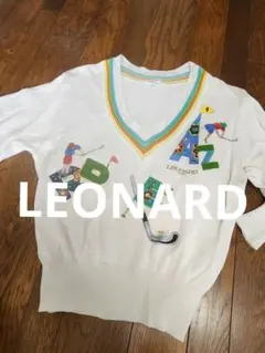 LEONARD ゴルフデザイン セーター Lサイズのサムネイル