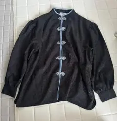 jouetie チャイナルーズシャツ ブラック