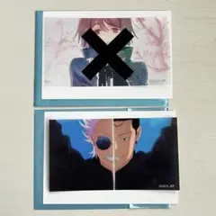 五条悟＆夏油傑／クリアステッカー／懐玉・玉折／呪術廻戦