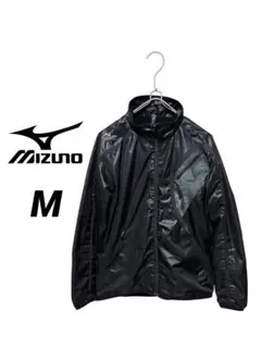 Mizuno メンズブラック ウィンドブレーカーMサイズ