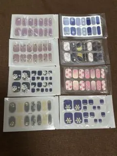 【格安まとめ売り】ネイルシール　8枚セット