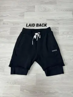 laidback フレアスウェットパンツ バックジッパー付き - メルカリ