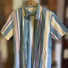 American Eagle ストライプ 半袖シャツ Mサイズのサムネイル