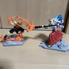 ワンピースフィギュアセット　ヤマト&エース