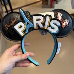 ◆パリディズニー◆チップとデール×エッフェル塔 立体 刺繍カチューシャ