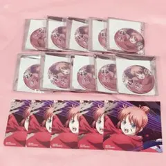 銀魂 吉原大炎上 アニメイトフェア 缶バッジ 特典イラストカード 神楽