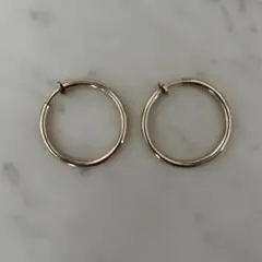 ゴールド フープイヤリング