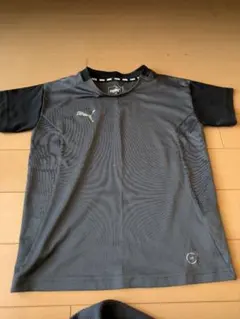 PUMA グレー サッカーシャツ 130