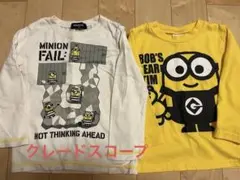 クレードスコープ　ミニオン長袖Tシャツ③100cm