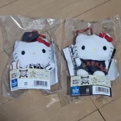 タイトーくじ　サンリオ　侍ジャパン　ハローキティ　マスコットセット C賞 D賞