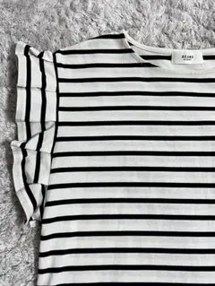 BEAMS HEART フリルスリーブ ボーダーTシャツのサムネイル